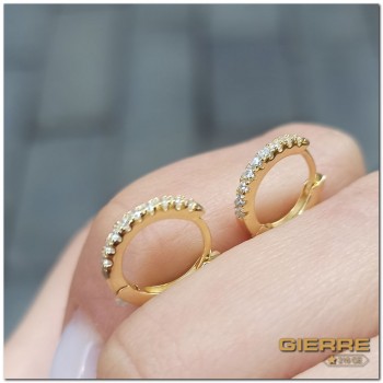 Plac or/ zirc. blancs
